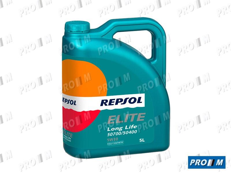 Aceite Repsol 5W30 5 Litros 50400/50700 Repsol 5L5W30 - Recambios Pro//M