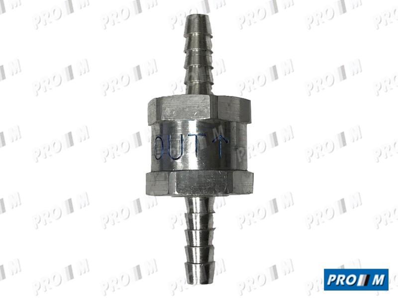 Válvula antiretorno de gasoil 6 mm Caucho Metal 180038 - Recambios Pro//M