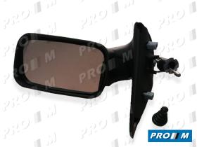 Espejos 6165493 - Espejo derecho Fiat Punto 94-97 con mando 5 puertas negro