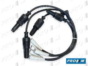 Angli 14088 - Cables de bujias Citroen AX terminal tipo original negros