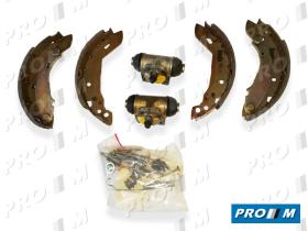 Bendix 391153B - Kit zapatas frenos traseros Renault Sistema Girling