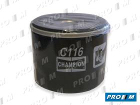 Champion C116 - Filtro aceite Renault