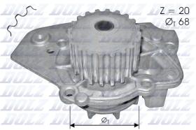 Dolz N206 - Bomba de agua Peugeot 205 1.8D.D.68