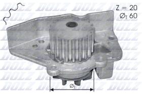 Dolz N405 - Bomba de agua Peugeot 405 1.9