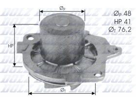 Dolz S314 - Bomba de agua Lancia-Fiat-Alfa Romeo-Opel-Saab-Suzuki