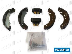 Frenos/hidráulica 101542 - Kit de tambor trasero Fiat Lancia