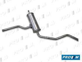 Fonos 1206 - Silencioso trasero sujeccion con gomas Simca 1200 70-77