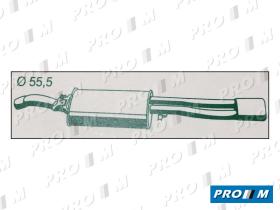 Fonos 610202 - Silencioso trasero Seat Toledo 1,8 16v 2.0GT 2.0 16v