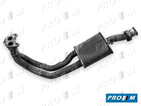 Fonos 619113 - Silencioso delantero Ford Fiesta 1.3 Sport 4/84-86
