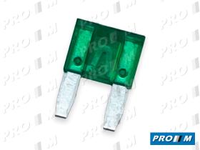 Componentes eléctricos FU4530 - Minifusible verde 30 H