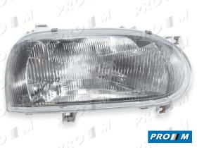 Hella 1AJ007235241 - Óptica de faro derecha H4 Volkswagen Golf III Berlina 93-