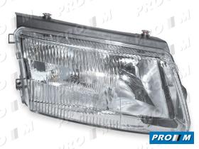 Hella 1EF007520061 - Óptica de faro derecha H7+H4 Volkswagen Passat 08/96-