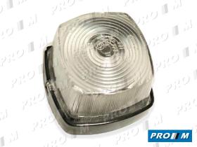 Hella 2PF909420024 - Piloto universal blanco cuadrado base negra