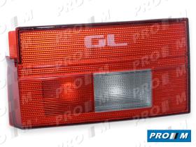 Hella 9EL962030274 - Plástico trasero derecho rojo "GL" Seat Toledo I 91-