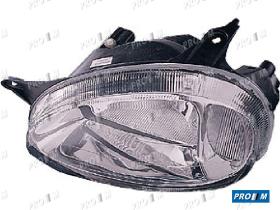 Pro//M Iluminación 11531227 - Faro izquierdo H4 Opel Corsa B  reg. eléctrica