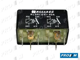 Nagares MR41 - Relé interruptor doble 4 terminales 2X40A.12V