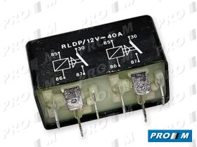 Nagares MR41 - Relé interruptor doble 4 terminales 2X40A.12V