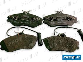 Necto FD6510A - Juego pastillas de freno Audi-Fiat-Seat-Skoda-Vw