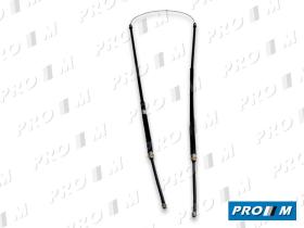 Pujol 903081 - Cable freno de mano Seat 124 zapatas