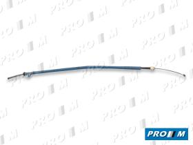 Pujol 908123 - Cable de freno mano tambor Renault Megane diesel 1360mm