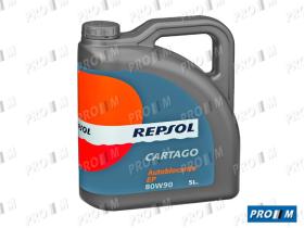 Repsol 5L8090 - Aceite Repsol Cartago EP 80W90 5 Litros