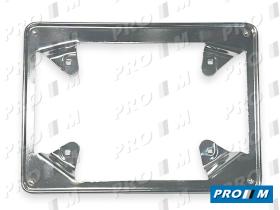 Seat Clásico 1500PLM - Soporte de matricula cromado Seat