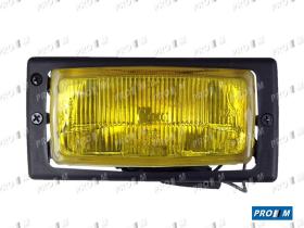 Valeo 061267 - Óptica de faro antiniebla amarillo marco negro Renault 9-11-