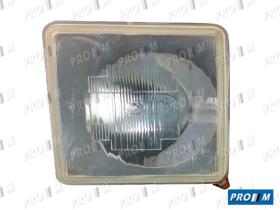Valeo 061712 - Óptica de faro interior izquierda larga H1 Renault 12 TS 8/7