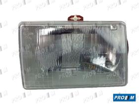 Valeo 061752 - Óptica de faro izquierda H4 regulación manual Renault 14