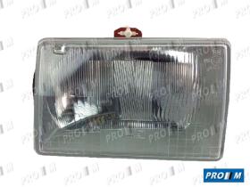 Valeo 061753 - Óptica de faro derecha H4 regulación manual Renault 14