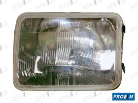 Valeo 061796 - Óptica de faro  izquierda H4 con mando interior Renault 18