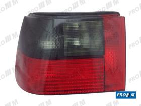 Hella 9EL962265044 - Piloto trasero izquierdo fumé Seat Ibiza II GLX/GTI