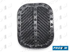 Caucho Metal 12633 - Goma pedal freno y embrague Seat 124-127 -131 Primera Serie
