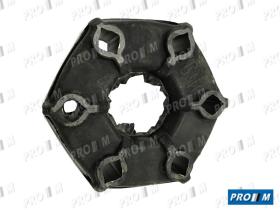 Caucho Metal 16010 - Flector de transmisión Ford Sierra130mm