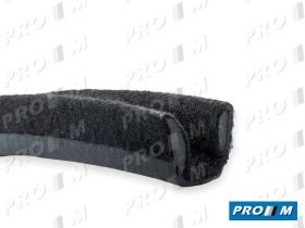 Caucho Metal 190018 - Felpa ventanilla  puerta estrecha por metros