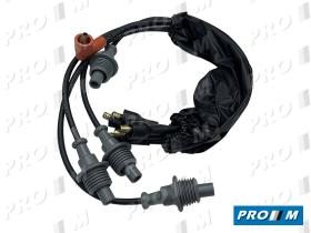 Pro//M Bobinas 430158 - Juego cables de bujias Peugeot 205-309 XU 1.6