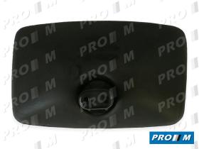 ESPEJOS EF2043 - Cabeza rectángular cristal curvado universal