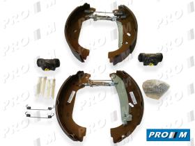 Frenos/hidráulica 102166R - Kit tambor de freno trasero Citroen-Peugeot-Lancia-Fiat