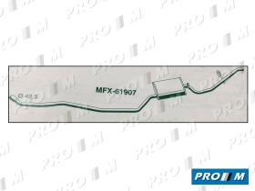 Fonos 1907 - Silencioso trasero Ford Fiesta 1.3 Sport Ghia 76-84