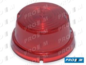 Hella 9EL135266001 - Tulipa redonda roja universal 2 tornillos