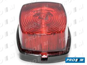 Hella 2SA003057021 - Piloto luz de posicion rojo 62x62x40 de altura