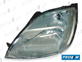 Pro//M Iluminación 11310601 - Faro izquierdo H4 con motor Ford Fiesta H4 02-05