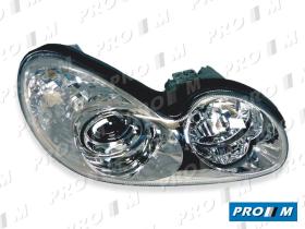 Pro//M Iluminación 11390401 - Faro izquierdo Hyundai Sonata 01-03 H7+H1 eléc.