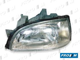 Pro//M Iluminación 11804101 - Faro izquierdo H4 Renault Clio 96-