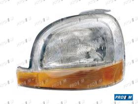 Pro//M Iluminación 11806501 - Faro izquierdo H4 Renault Kangoo I