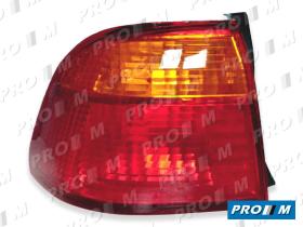 Pro//M Iluminación 16370431 - Piloto Honda Civic tras. izq.4P 98-01 ext. rojo-ámbar