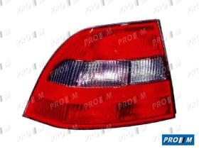 Pro//M Iluminación 16532233 - Piloto trasero izquierdo Opel Vectra B 95-99 ahumado