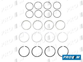 Perfect Circle 50489 - Juego de segmentos para Fiat-Seat 1500 Std 77mm