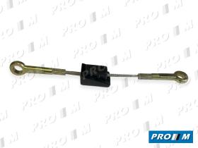 Pujol 999040 - Cable palanca freno de mano Ford Fiesta  1989-1995