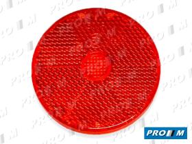 Rinder 746 - Réflex rojo redondo adhesivo 60mm